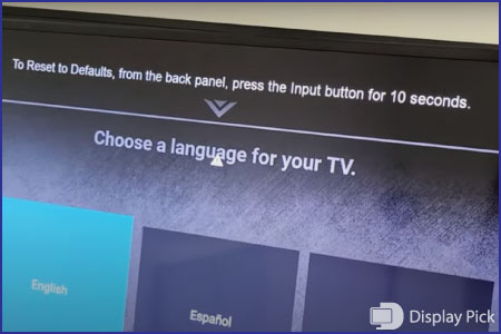 vizio tv input button