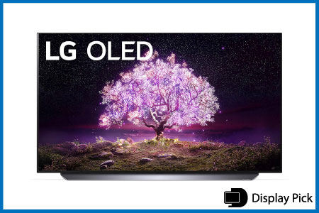LG OLED C1 Series 55 inch Alexa Built-in 4k Smart TV for dark room