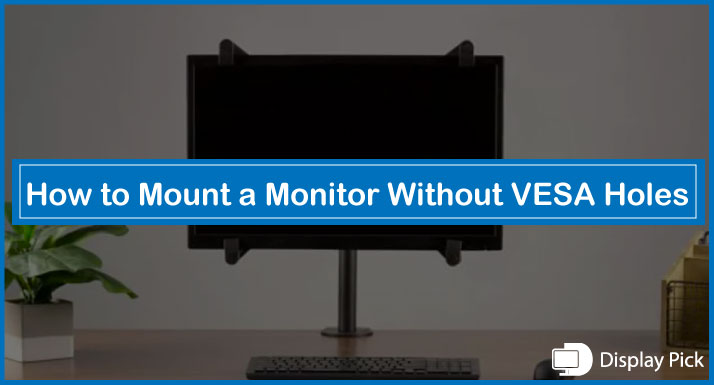 How to Mount a Monitor Without VESA Holes